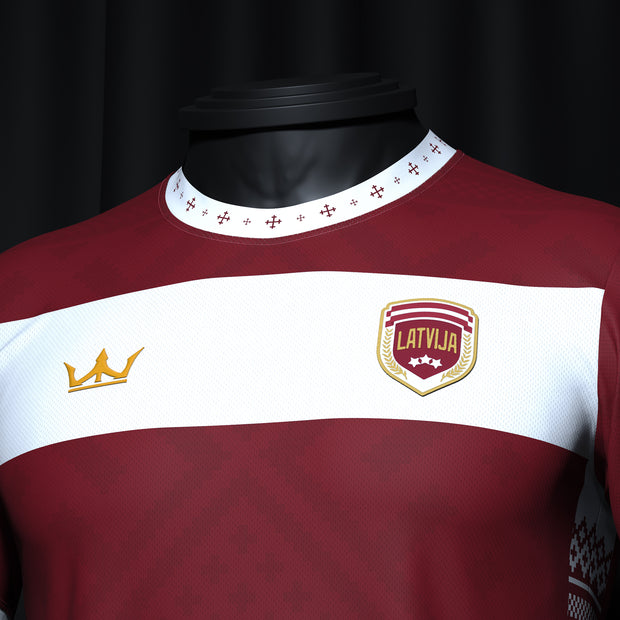 Latvia Custom Football Jersey
