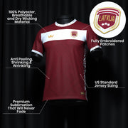 Latvia Custom Football Jersey