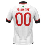 Lebanon White Custom Football Jersey