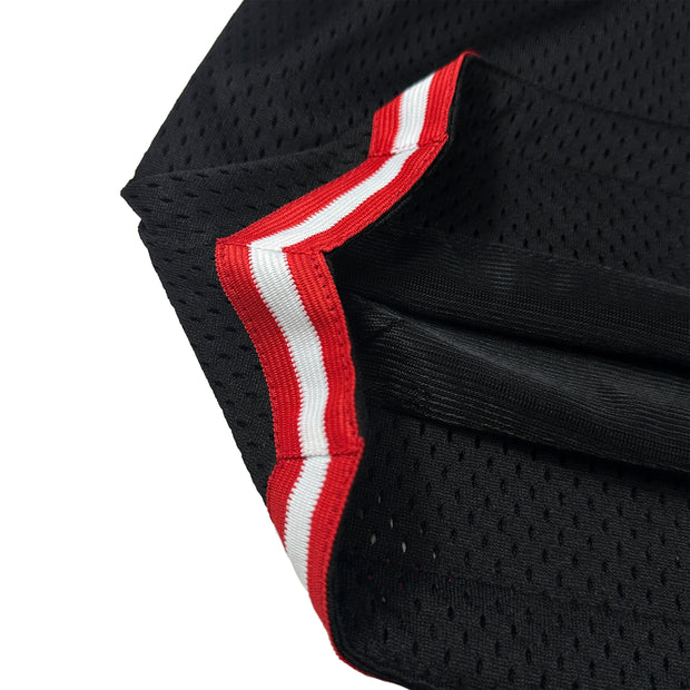 Lebanon Heritage Black Basketball Shorts Embroidered Closeups
