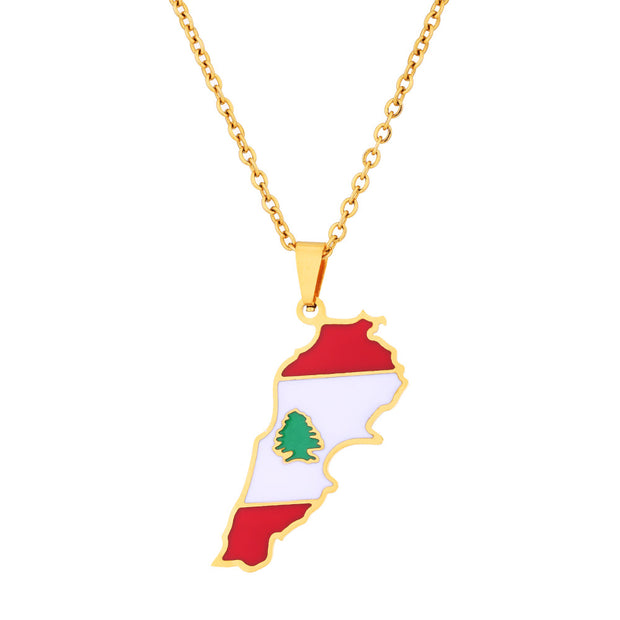Lebanon Heritage Necklace Gold