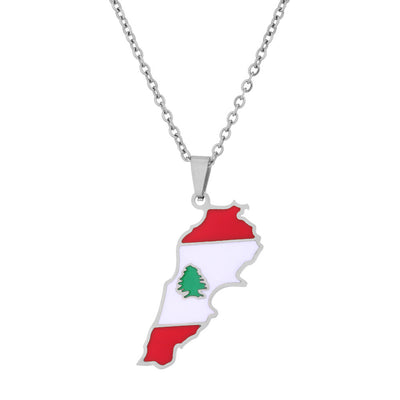 Lebanon Heritage Necklace Silver