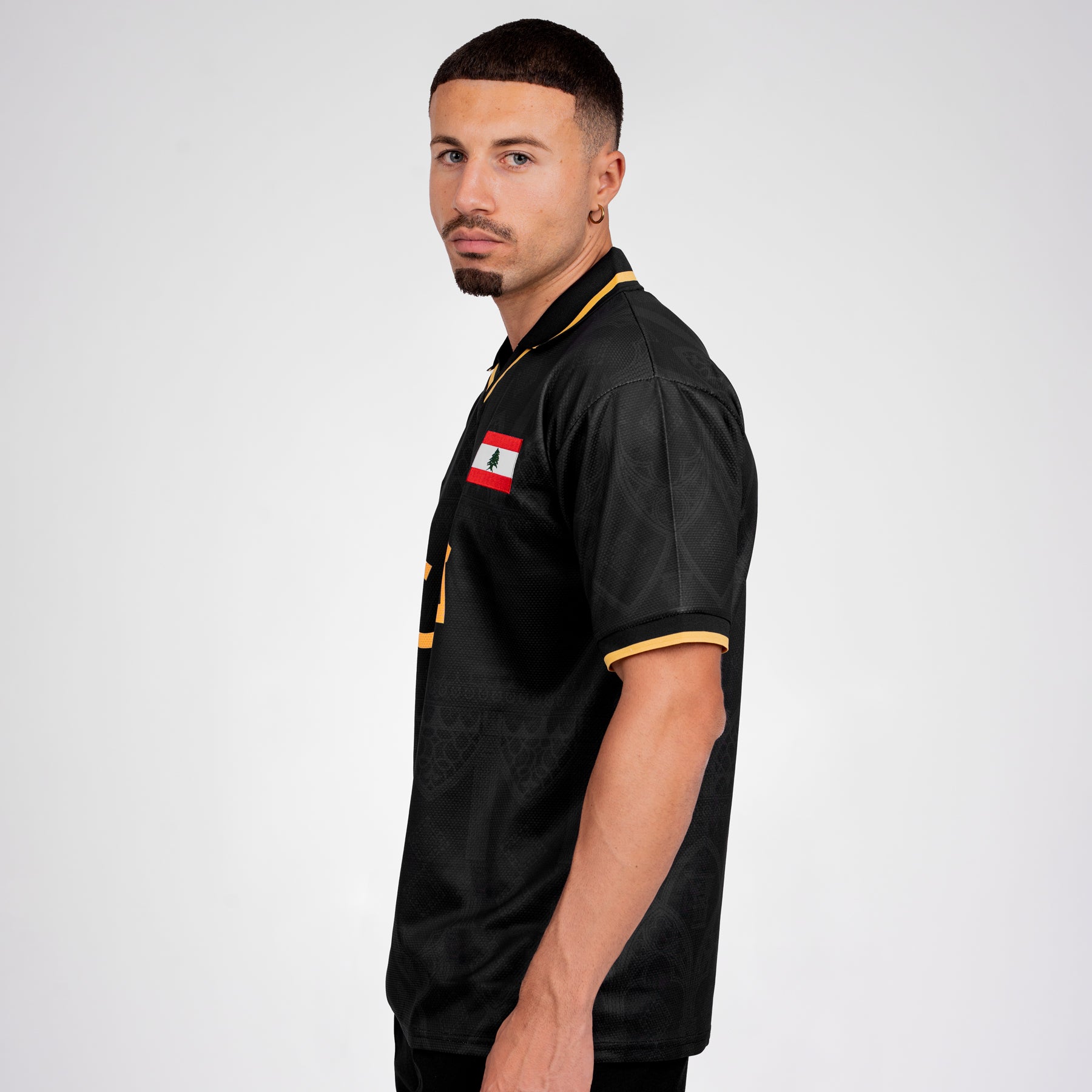 Lebanon Heritage Retro Custom Football Jersey World Shirt Sleeves