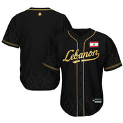Lebanon 'Taree' Black Baseball Jersey