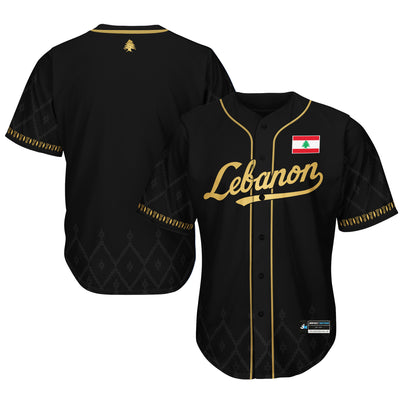 Lebanon 'Taree' Black Baseball Jersey