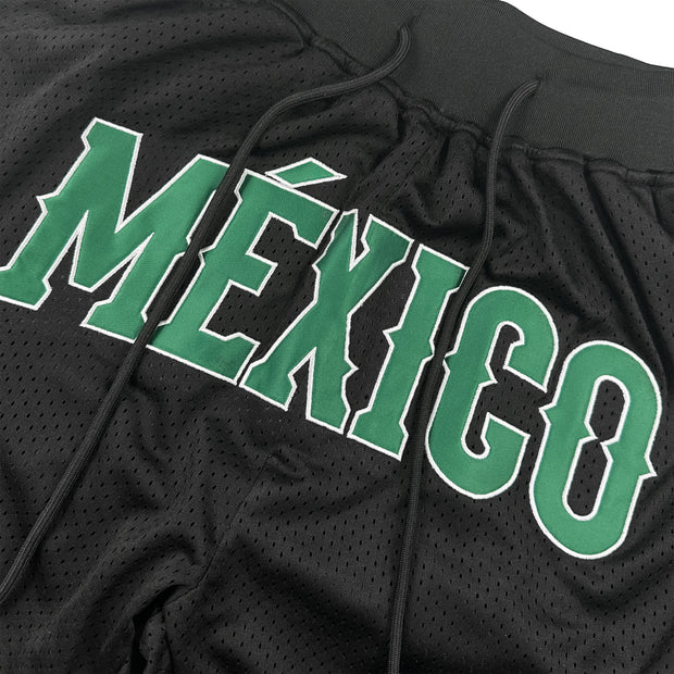 Mexico Heritage Black Basketball Shorts