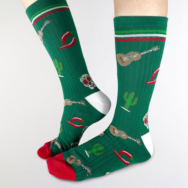 Mexico Crew Socks