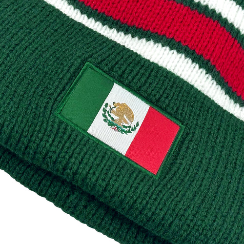 Mexico Heritage Beanie Closeup
