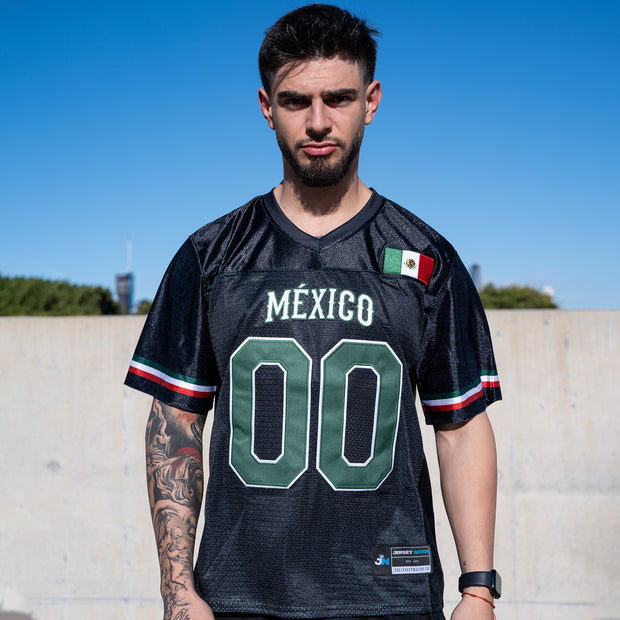 Mexico Heritage Black Custom Football Jersey
