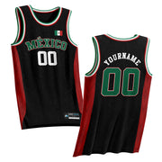 Mexico Heritage Custom Basketball Black Jersey 