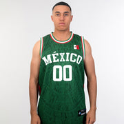 Mexico Heritage Custom Basketball Green Jersey Model
