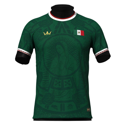 Mexico Heritage Custom Football Jersey Green World Shirt 