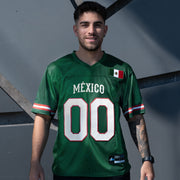 Mexico Heritage Green Custom American Football Jersey Model