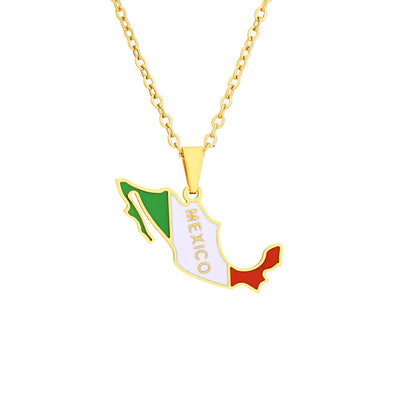 Mexico Heritage Necklace gold