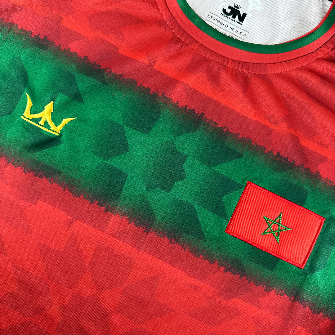 Morocco Heritage Custom Football Jersey – The Jersey Nation