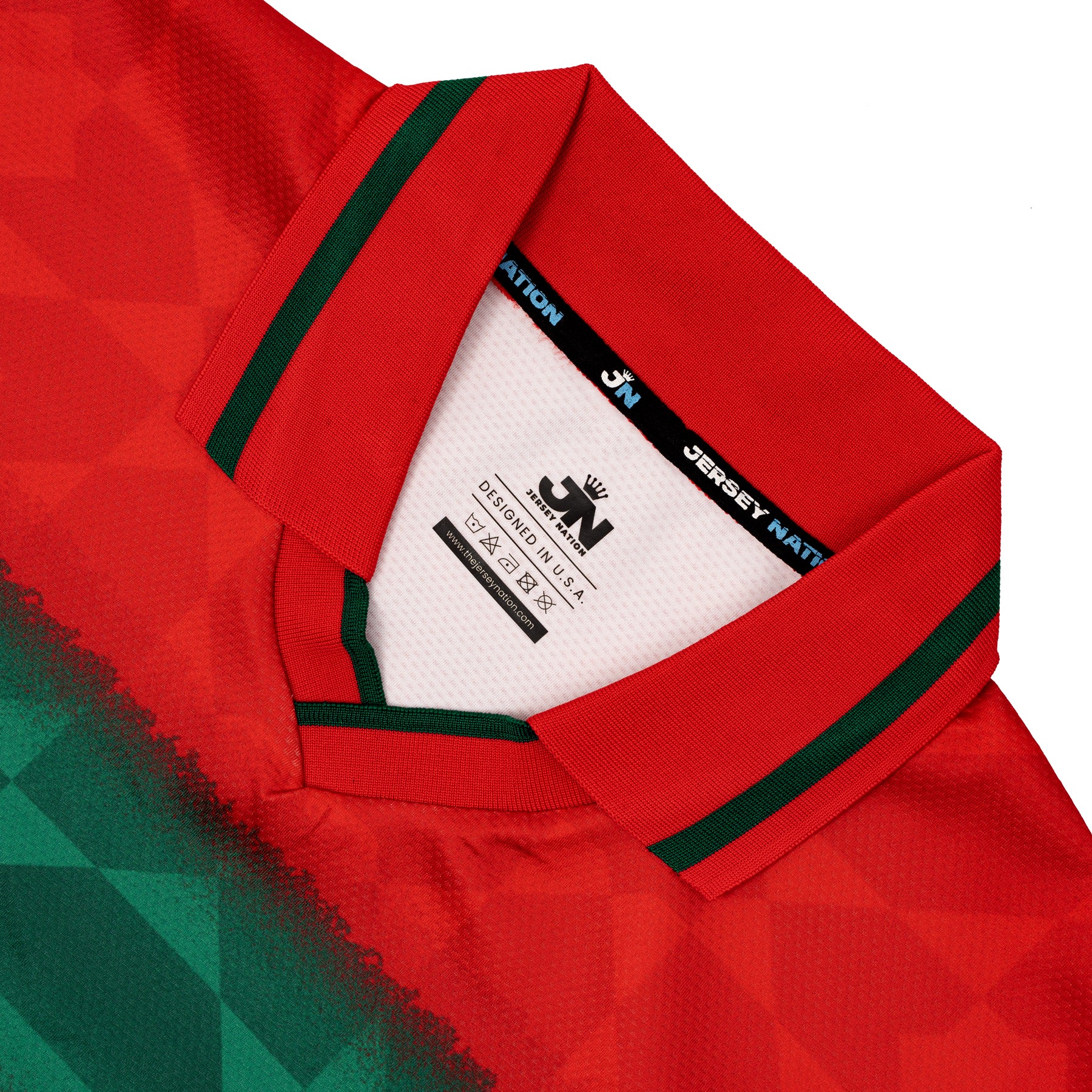 Morocco Heritage Retro Custom Football Jersey World Soccer Shirt Moroccan Collar
