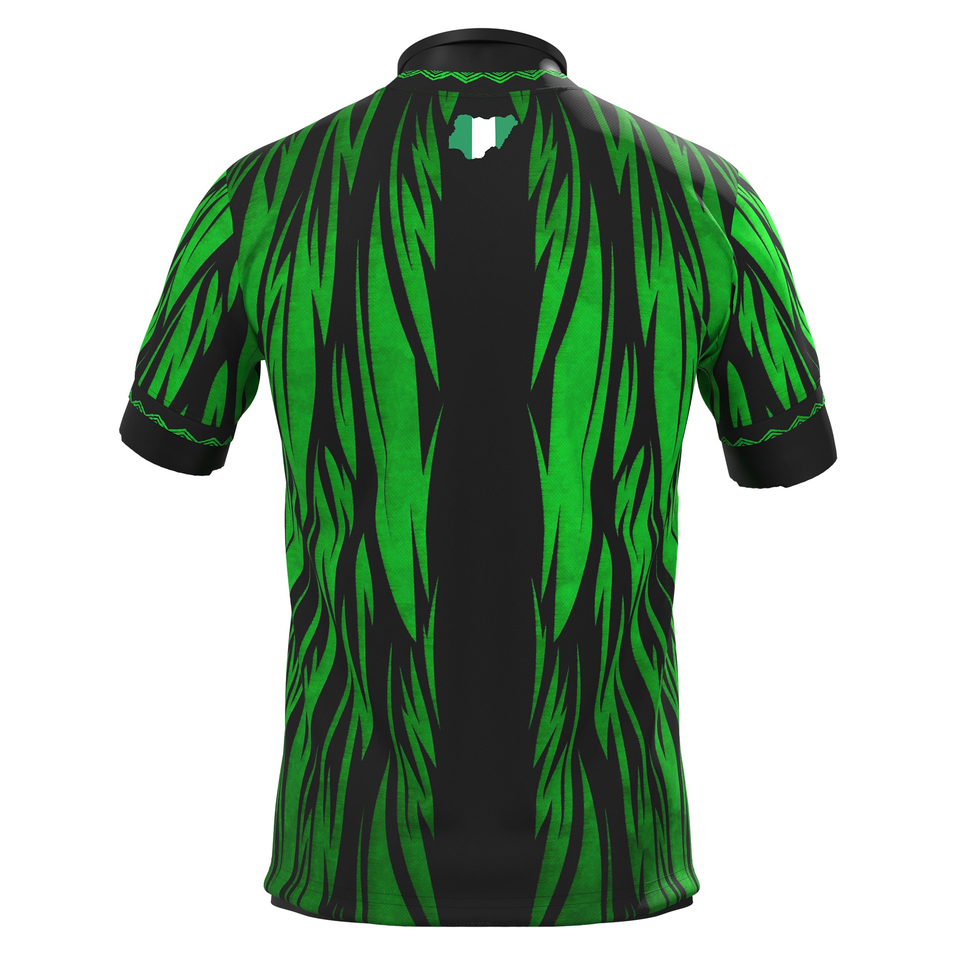 Camiseta de fútbol personalizada de Nigeria Heritage