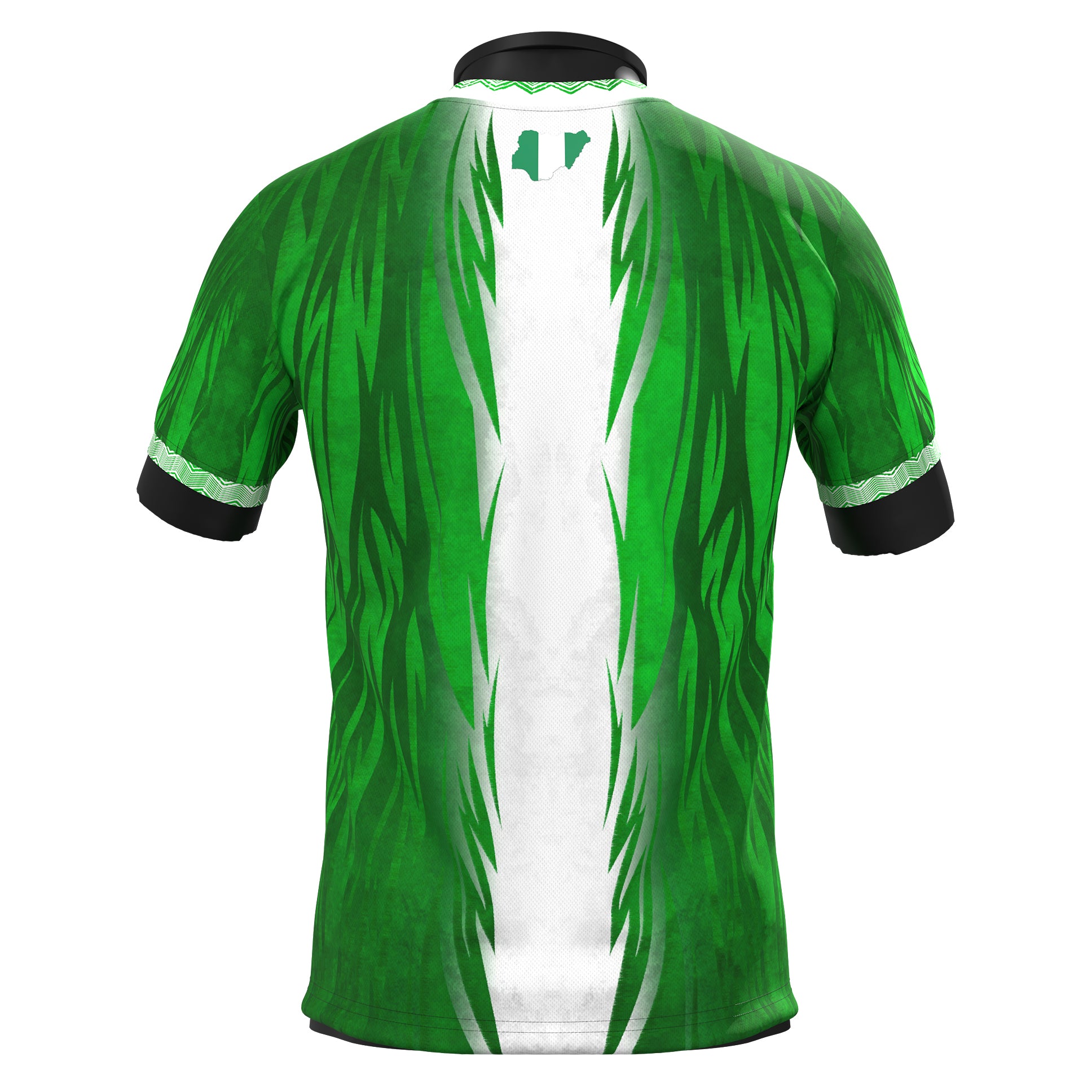 Camiseta de fútbol personalizada de Nigeria Heritage