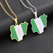 Nigeria Heritage Necklace Country 