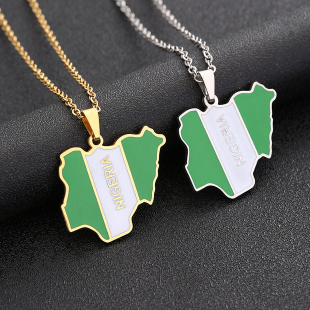 Nigeria Heritage Necklace Country 