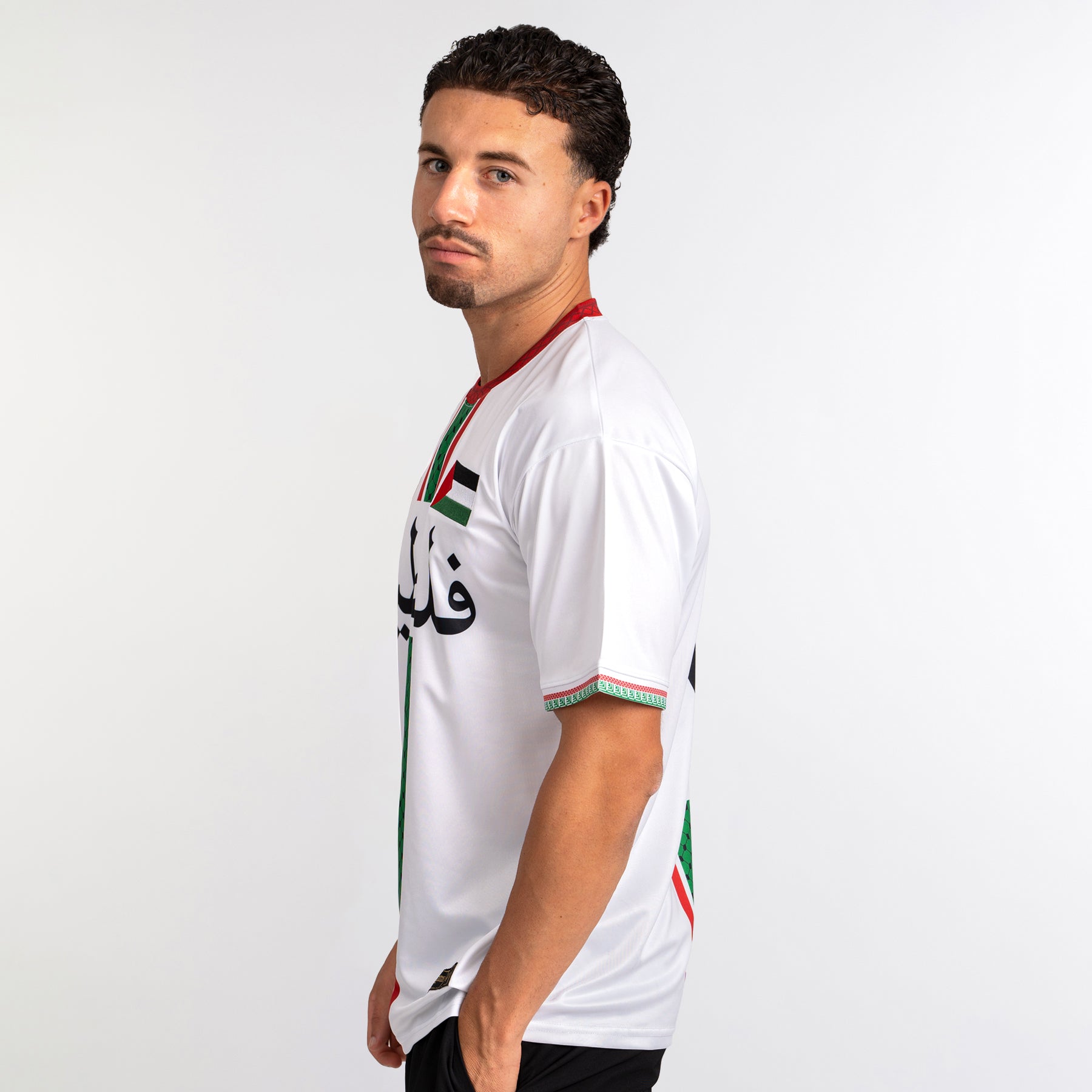 Palestine Heritage Custom Football White Jersey Soccer Palestinian Shirt