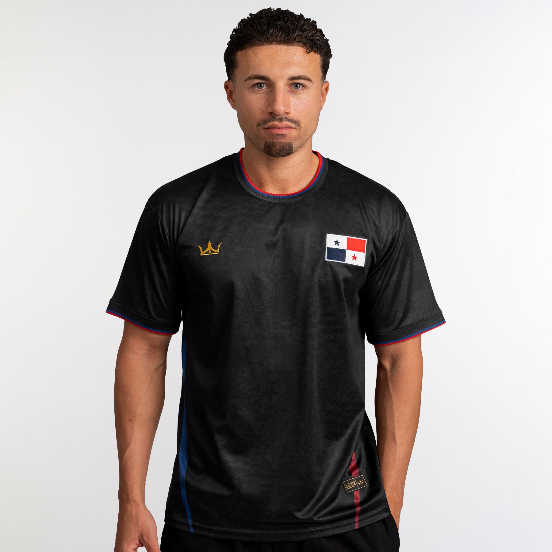 Panama Heritage Custom Football Jersey Soccer Shirt World Black