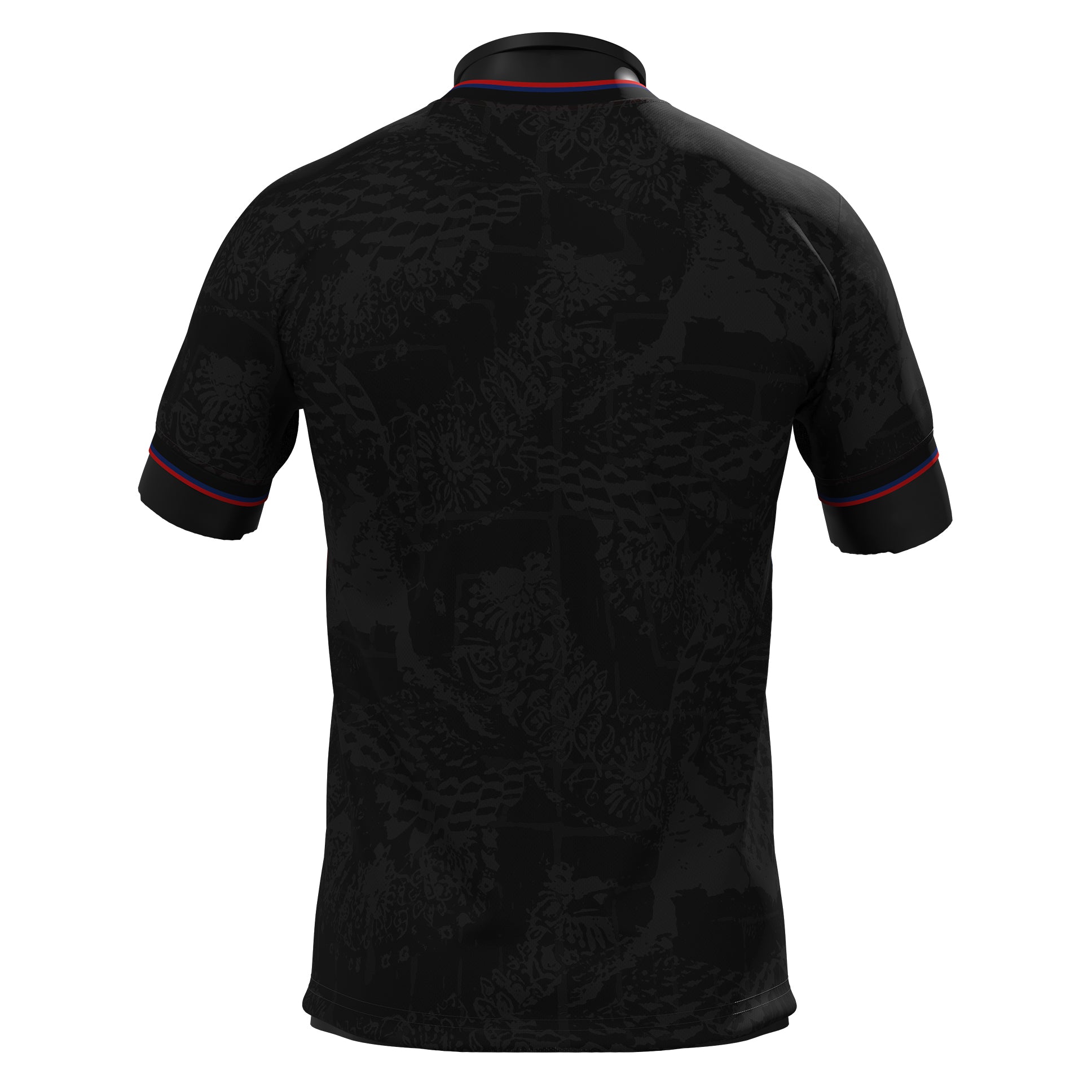 Panama Heritage Custom Football Jersey Black Back