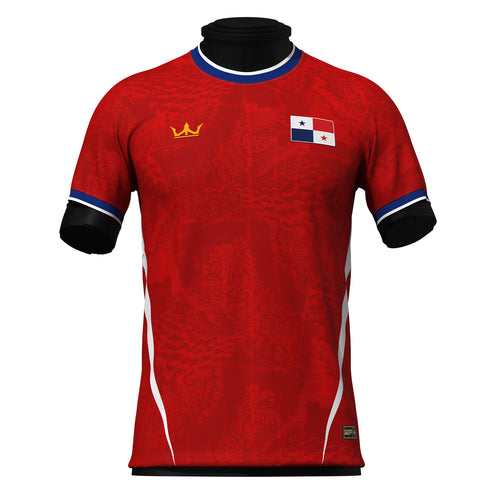 Panama Heritage Custom Football Jersey Red