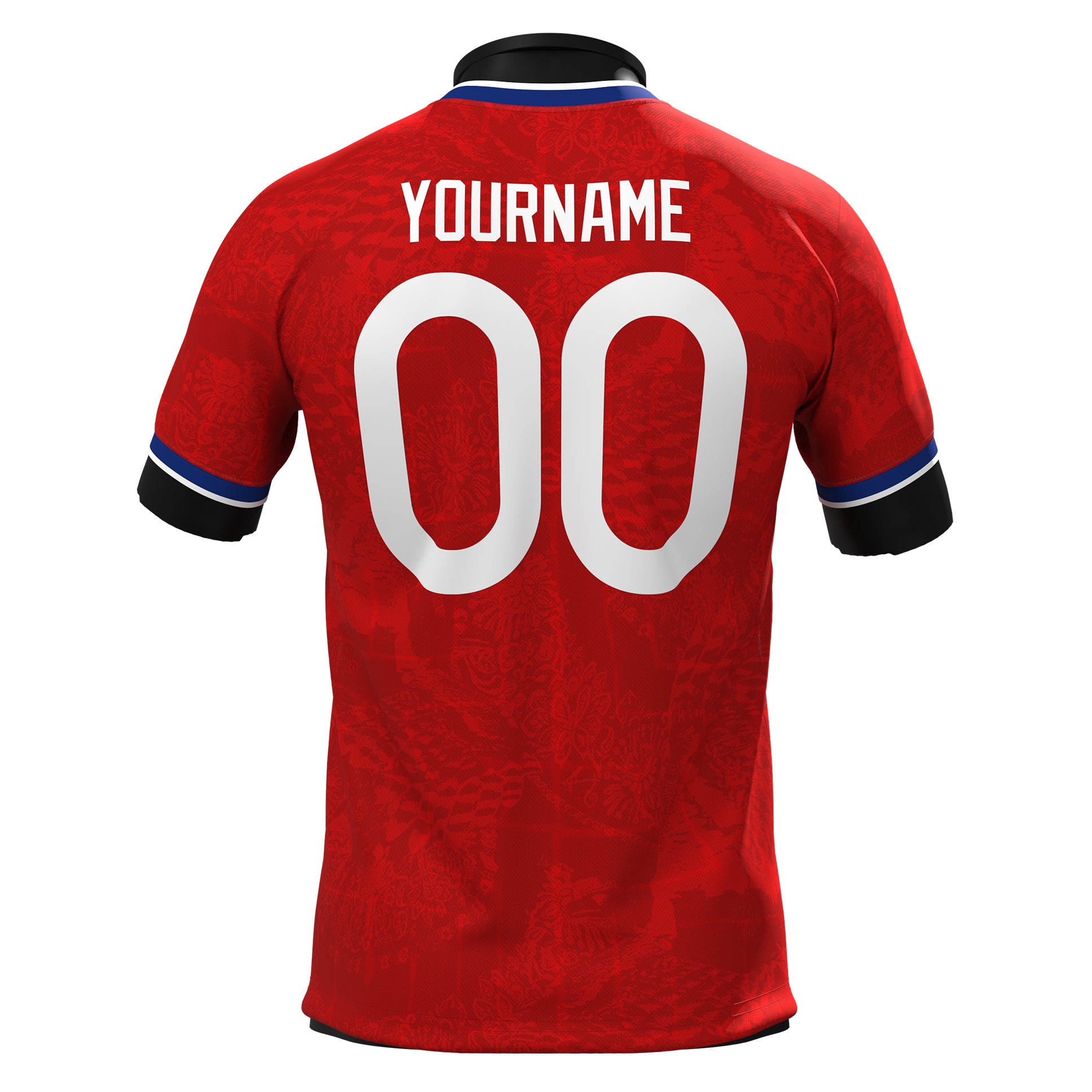 Panama Heritage Custom Football Jersey Red Customized