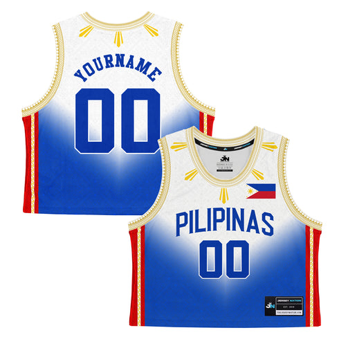 Philippines Luzviminda Cropped Basketball Jersey White