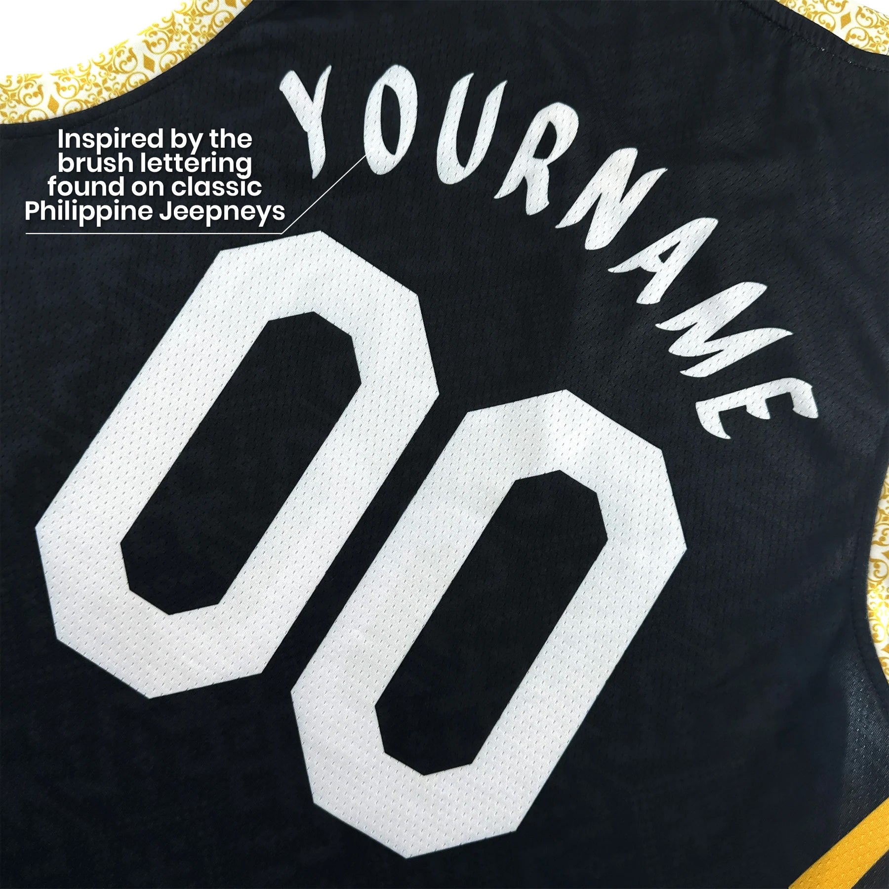 Philippines Black Custom Basketball Jersey