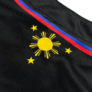 Philippines Black 'Three Stars & a Sun' Baseball Jersey Back Customized 