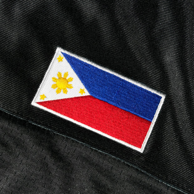 Philippines Heritage Black Custom American Football Jersey 