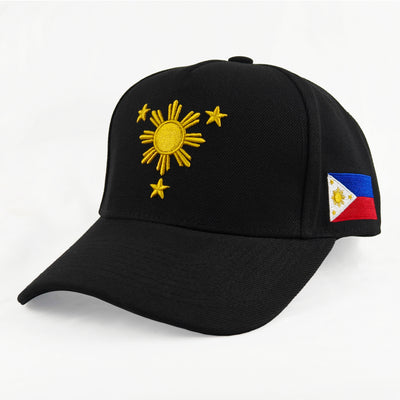 Philippines Heritage Black Snapback Cap