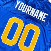 Philippines Heritage Blue Custom American Football Jersey Customized