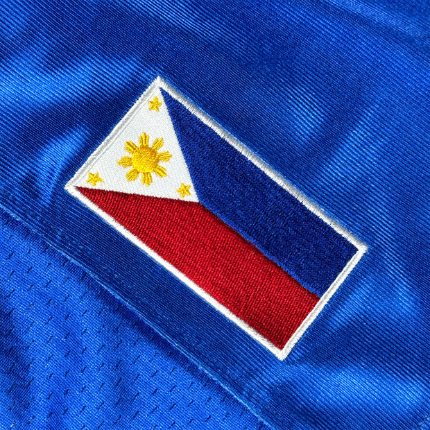Philippines Heritage Blue Custom American Football Jersey Stitched