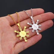 Philippines Heritage Necklace Silver and gold