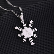 Philippines Heritage Necklace Silver closeup