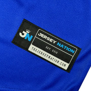 Philippines 'Sampaguita' Baseball Blue Jersey Closeup