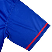 Philippines 'Sampaguita' Baseball Blue Jersey Closeups Sleeves