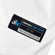 Philippines 'Sampaguita' Baseball White Jersey Back Closeups 