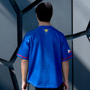 Philippines 'Sampaguita' Blue Baseball Jersey Model Sublimated Back