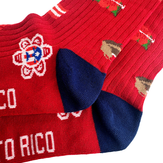 Puerto Rico Crew Socks