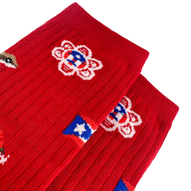 Puerto Rico Crew Socks