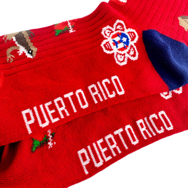 Puerto Rico Crew Socks