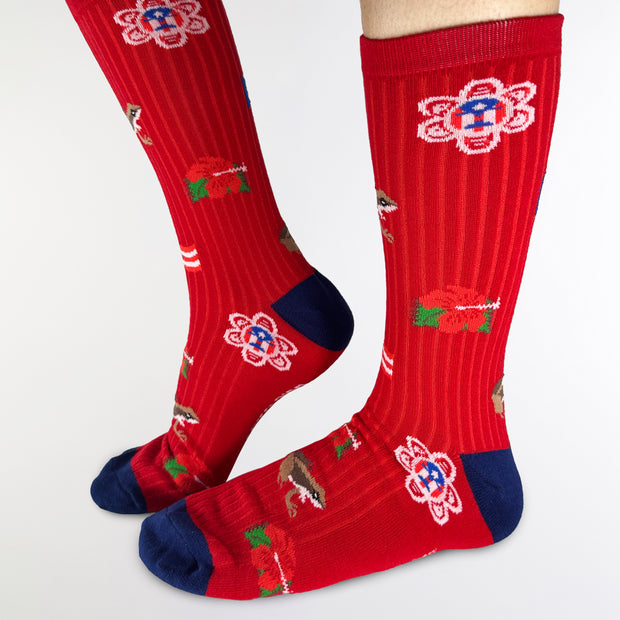 Puerto Rico Crew Socks
