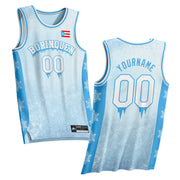 Puerto Rico Christmas Custom Basketball Jersey