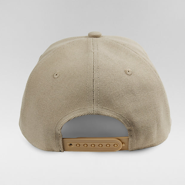 Puerto Rico Heritage Beige Azul Celeste Snapback Cap Embroidered 