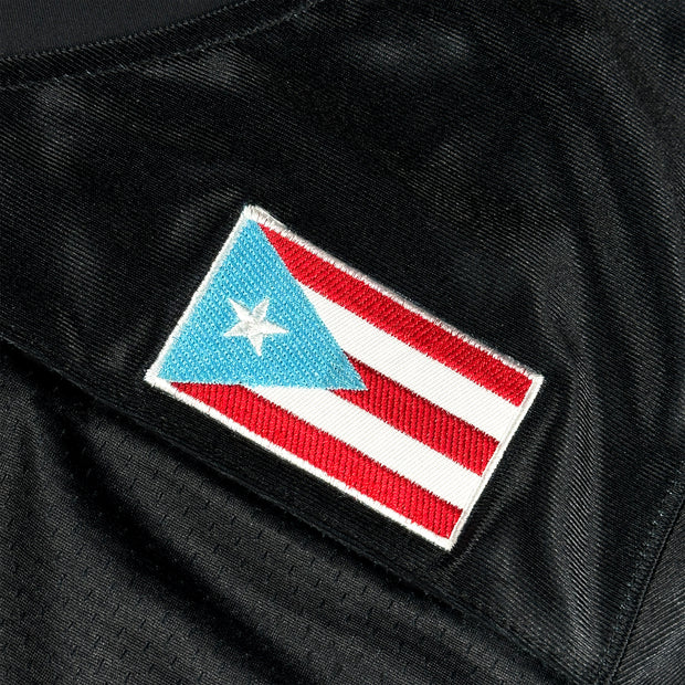 Puerto Rico Heritage Custom American Football Jersey Black Stitched