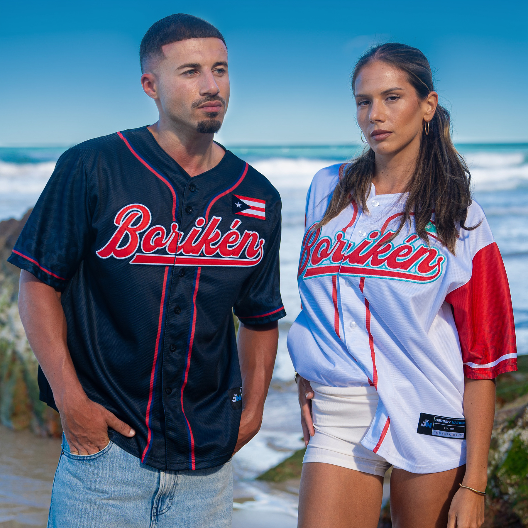 Puerto Rico Heritage Custom Baseball Jersey Models